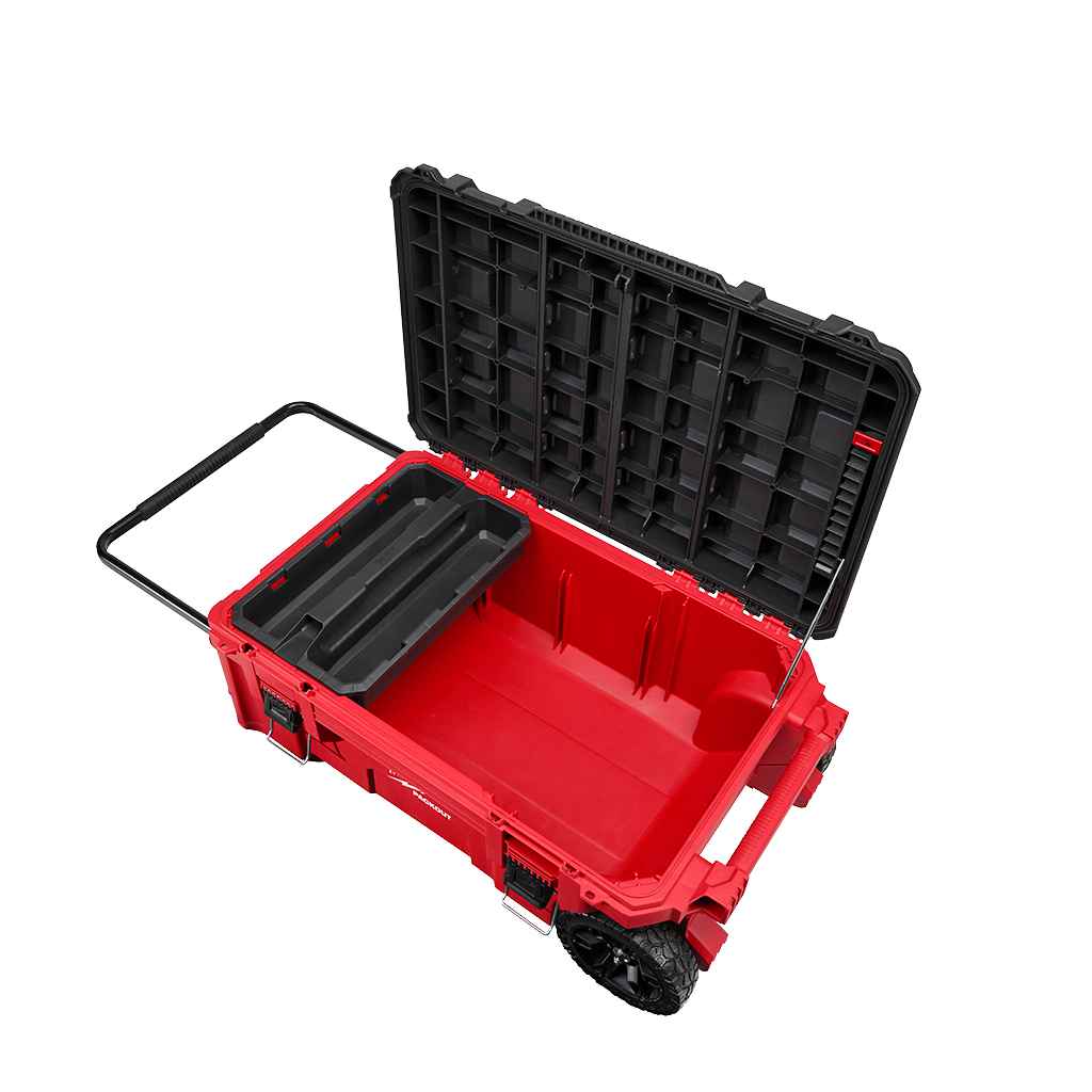 Milwaukee Packout - Caja de herramientas modular apilable con sistema de  almacenamiento, color rojo